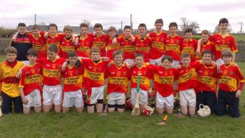 Jimmy Coppinger Mid Féile na nGael Final – Moycarkey-Borris 2-12 J.K. Brackens 1-8