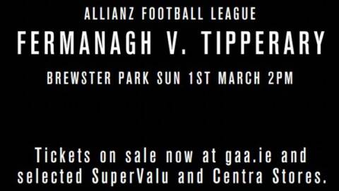 Allianz Football League Division 3 – Fermanagh 2-9 Tipperary 0-11