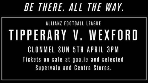 Allianz Football League Division 3 – Wexford 2-16 Tipperary 2-12