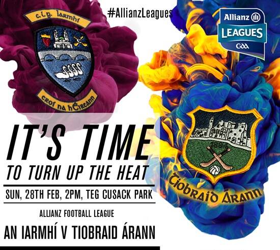 Allianz Football League Division 3 – Westmeath 0-11 Tipperary 1-8