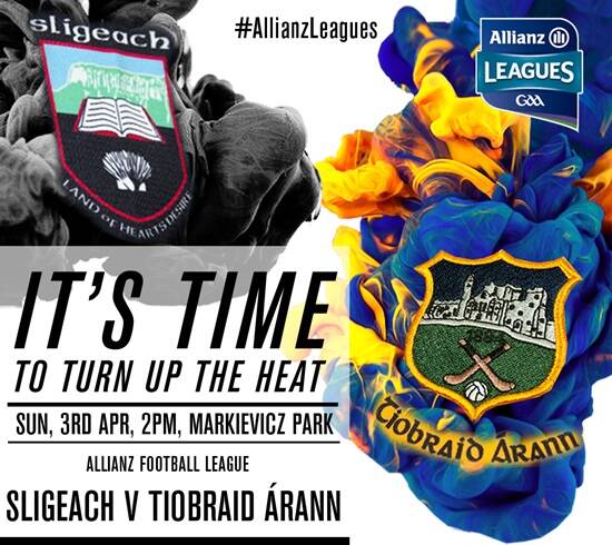 Allianz Football League Division 3 – Sligo 0-18 Tipperary 3-9