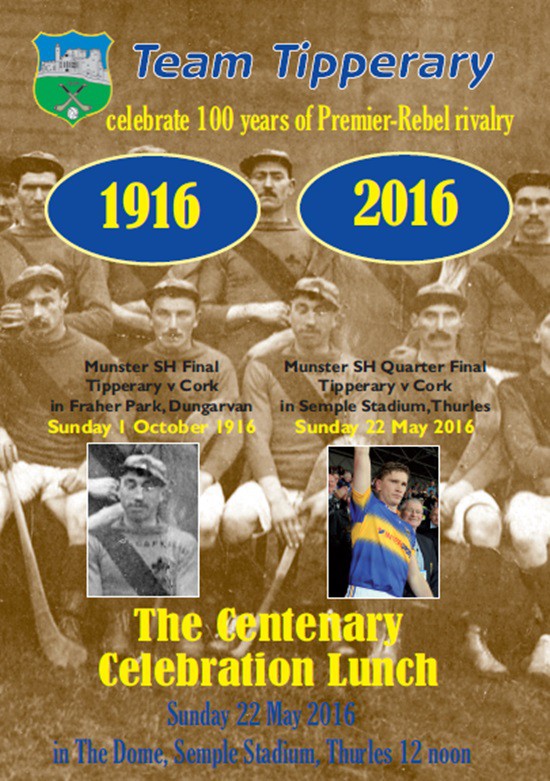 Centenary Celebration Lunch – May 22nd