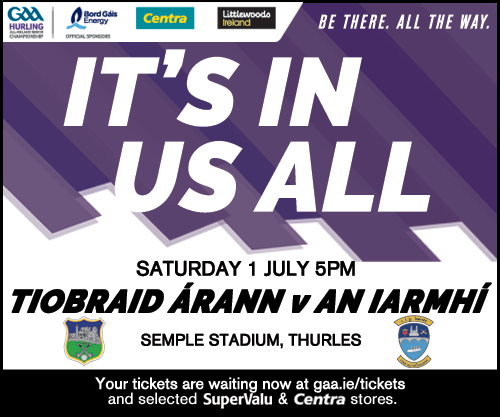 Tipperary SH v Westmeath AI SHC Round 1