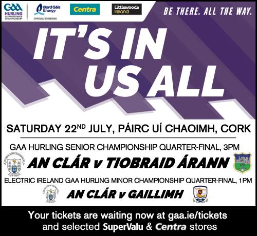 Tipperary SH v Clare, All-Ireland SHC Quarter-Final