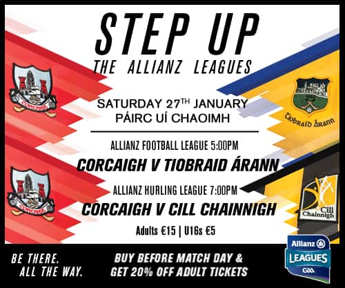 Tipperary SF v Cork, Páirc Uí Chaoimh, 27 January 2018