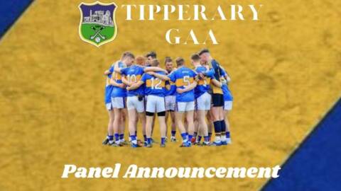 Tipperary Senior Football Panel Announcememt