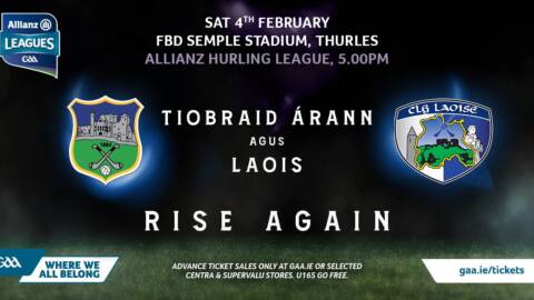 Allianz Hurling League Round 1 Senior Hurling Team Announcement