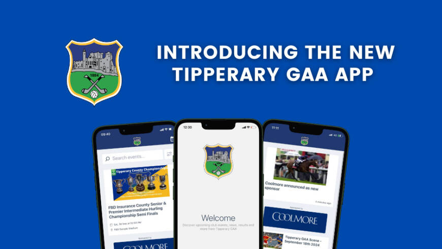 Tipperary GAA Launches New Mobile App