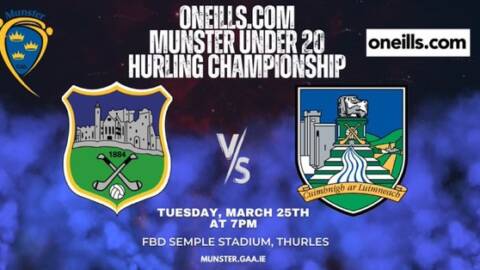 Tipperary Under 20 Hurling Team v Limerick